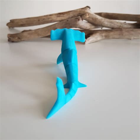 D Printable Hammerhead Shark Flexi By Boby Green Creations