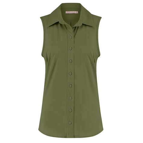 Studio Anneloes Bobby Sleeveless Blouse Army Bestellen Hippe Kippe