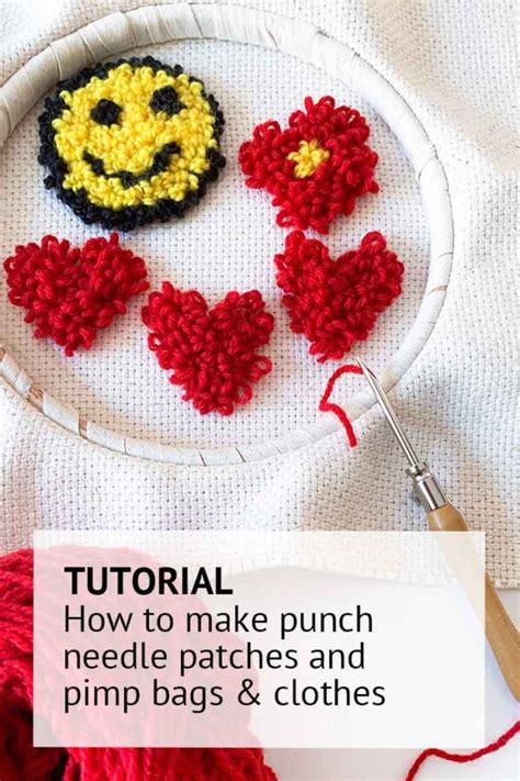 Free Punch Needle Pattern For Beginners Using Clover Punch Needle With