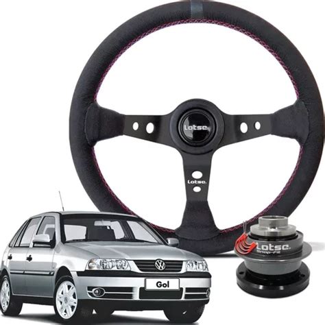 Volante Esportivo Lotse Gti Saque Rapido Volkswagen Gol G