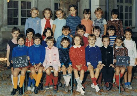 Photo De Classe Ce1 Annee 197071 De 1970 Ecole Du Centre Le Teil