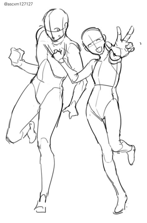 Anime Pose Templates