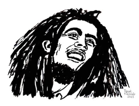 Bob Marley By Pascal Kirchmair Famous People Cartoon TOONPOOL