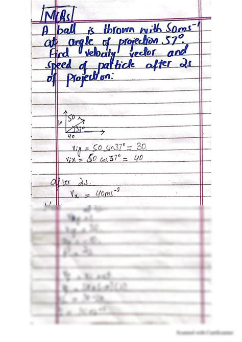 Solution Projectile Motion Practice Questions Iit Jee Exams Studypool