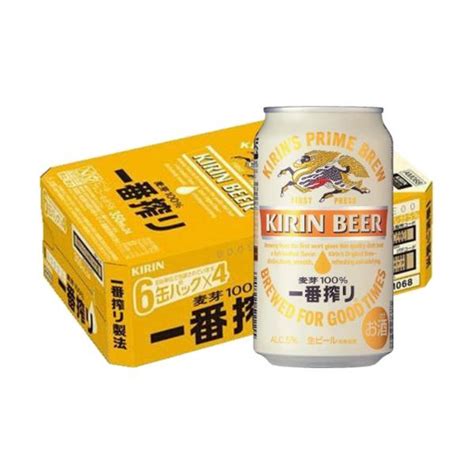 キリン Kirin 一番搾り 350ml缶 1ケース 24本 ビール Ki 00000350ワインプラザマツムラ Yahoo店 通販