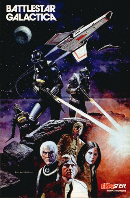 Space1970 Battlestar Galactica 1978 Fan Magazine Poster