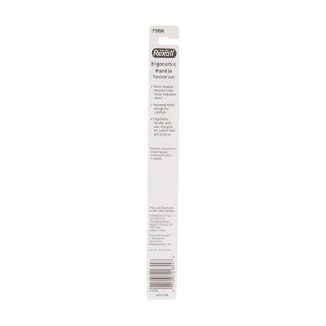 Rexall Ergonomic Handle Toothbrush Firm