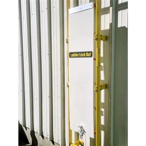 Ladder Lock Out Security Cover Door Guard For Fixed Ladders