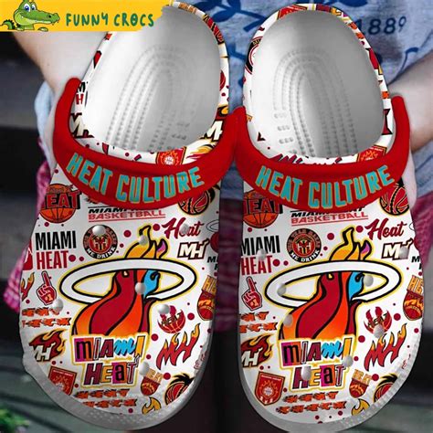 Miami Heat Gifts Nba Crocs Discover Comfort And Style Clog Shoes With