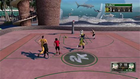 Nba2k16 Mypark Streaking At Sunset Beach Almost L2 Youtube