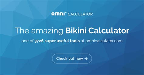 Bikini Calculator Pick The Perfect Bikini