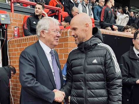 Watch Sir Alex Ferguson Congratulates Erik Ten Hag After He Led Manchester United To Their