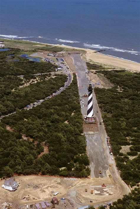 Straight Road Connects Old And New Locations