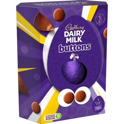 Buy Cadbury Dairy Milk Buttons Giant Easter Egg 419g Online At Lowest