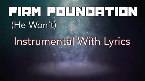 FIRM FOUNDATION HE WON T Maverick City Cover Instrumental With