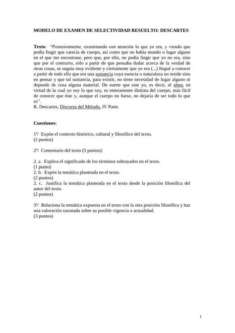 PDF MODELO DE EXAMEN DE SELECTIVIDAD RESUELTO 1 MODELO DE EXAMEN