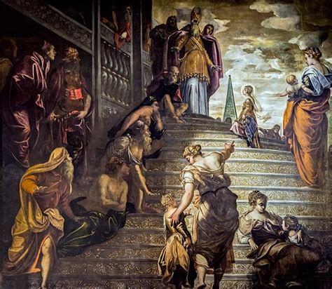 Mary A Masterpiece ‘the Presentation Of The Virgin By Tintoretto