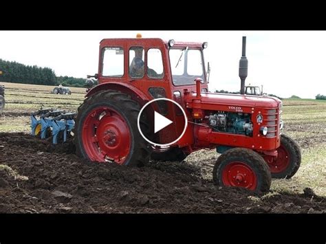 Volvo Bm Ploughing W Furrow Verum Plough At Plughing Event In