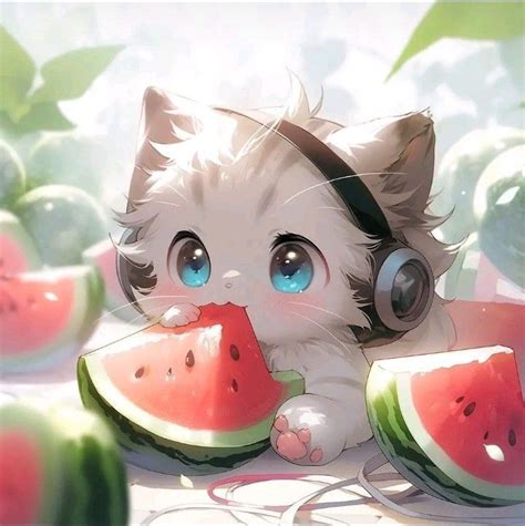 Pin by Émilie on fond d écran Cute anime cat Anime cat Kawaii cat