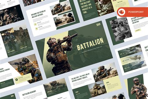 Battalion Military Powerpoint Template