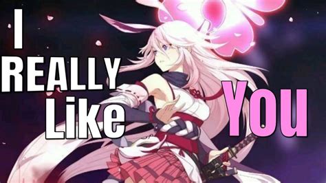 Nightcore I Really Like You Youtube Music