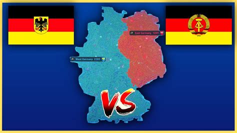 Worldbox Timelapse West Germany Vs East Germany Years Youtube