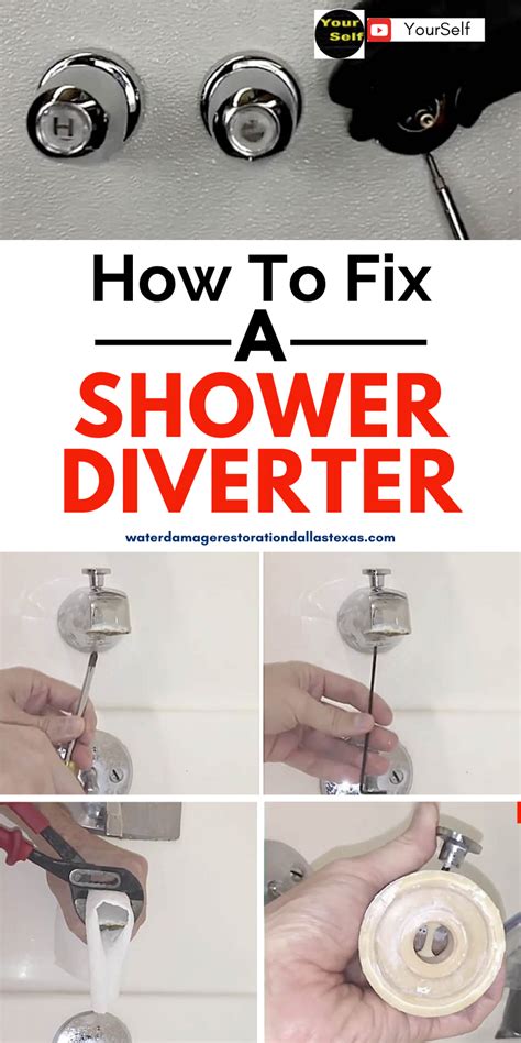 How To Fix Shower A Diverter Diy Step By Step W Pictures Shower