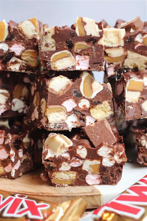 Twix Rocky Road Jane S Patisserie Chocolate Tiffin Recipe Janes