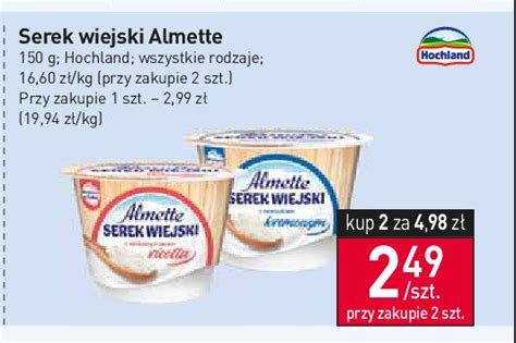 Serek Wiejski Z Serem Ricotta Hochland Almette Cena Promocje