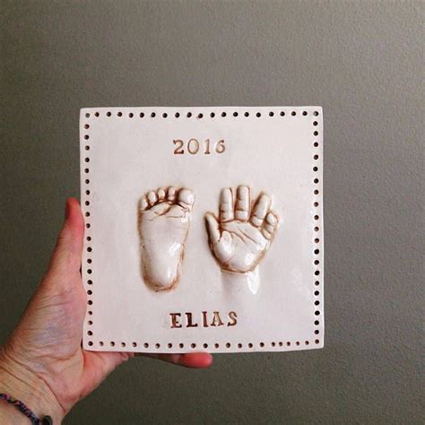 New Baby Boy And Girl T Keepsake Print Handmade Baby Foot Etsy