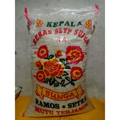 Jual Beras Ramos Cap Bunga 25kg Shopee Indonesia