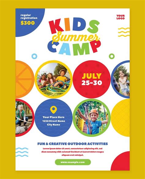 10 Best Kids Summer Camp Flyer Templates • Psd Design