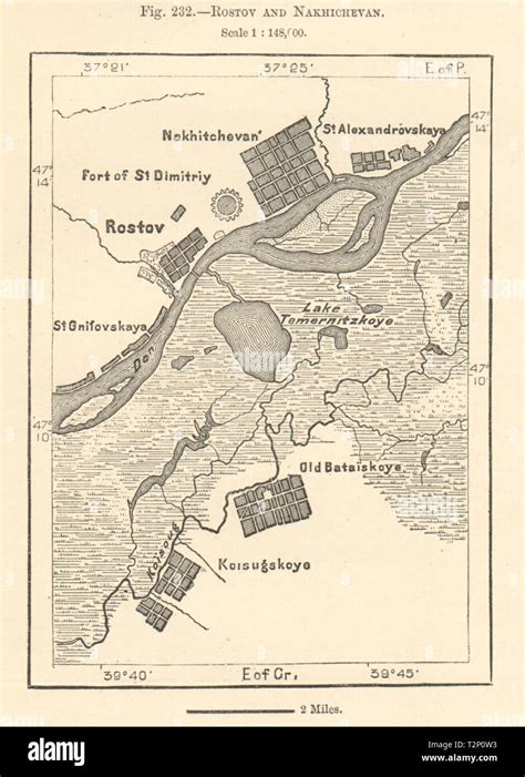 rostov don nakhichevan bataysk russia sketch map stock photo alamy