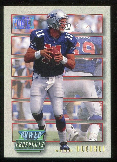 Pro Set Power Prospects Drew Bledsoe Pp Rc Rookie New England