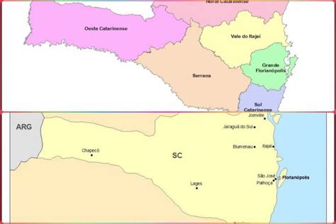 Desenhos Do Mapa De Santa Catarina Para Imprimir E Colorir