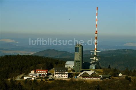 Kurort Brotterode Aus Der Vogelperspektive Funkturm Und Sendeanlage