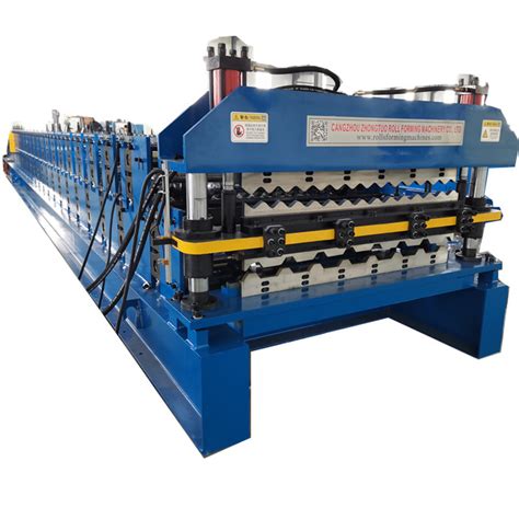 Double Layer Roofing Sheet Roll Forming Machine Ztrfm Roll Forming