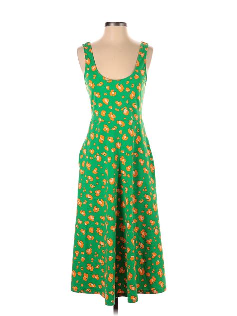 Tabitha Brown For Target Floral Green Casual Dress Size S 52 Off