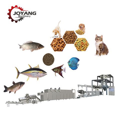 Easy Operation Fish Food Extruder Machines Floating Fish Feed Pellet