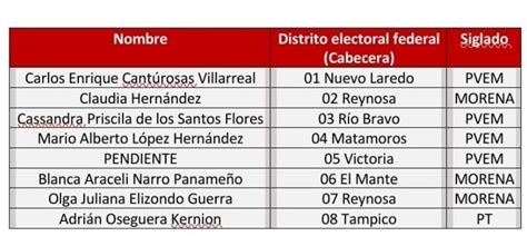 Morena Define Candidaturas A Diputaciones Federales Noticero