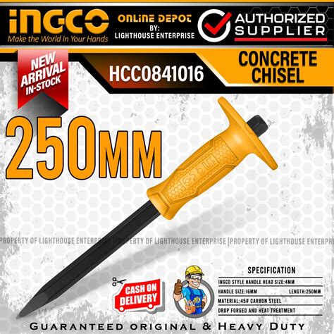 Ingco Concrete Chisel Mm Mm Lighthouse Enterprise Shopee