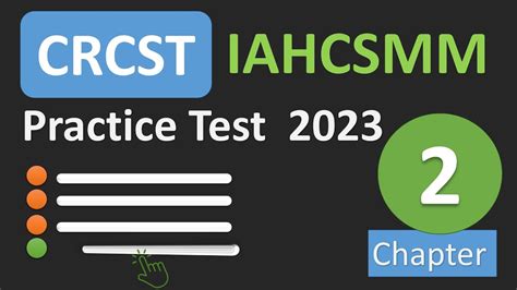 Iahcsmm Crcst Practice Test Chapter Youtube