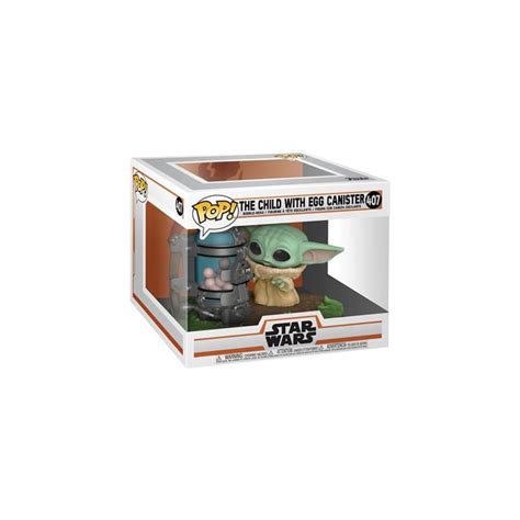 Figurita Funko Pop Deluxe El Ni O Mandaloriano Con Bote Funko