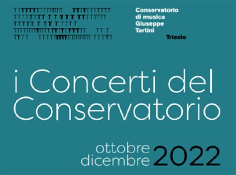 Ecco Il Nuovo Cartellone Dei Concerti Del Tartini