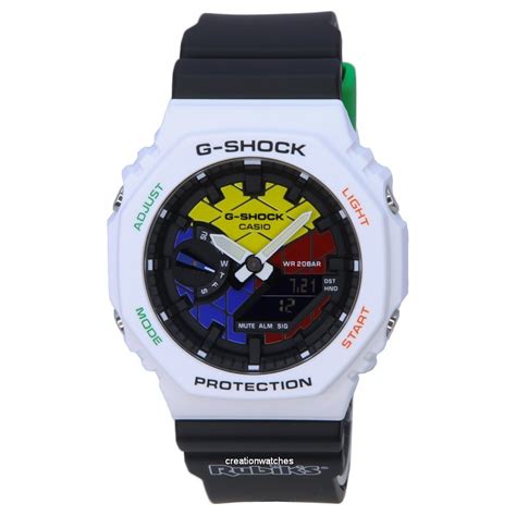 Casio Rubiks X G Shock Limited Edition Analog Digital Colorful Dial