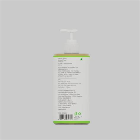 Natuur Lemongrass Hand Sanitizer Gel 500ml Bottle At Rs 450 In Gurugram