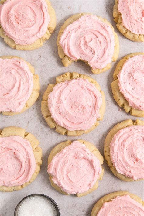 Pink Sugar Cookies Copycat Crumbl Cookies Recipe In 2024 Easy