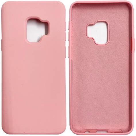 Capa Silicone Premium Aveludada Película para S9 ROSA NC Newcase