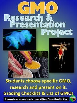 GMO Project: Students Research a GMO & Present on it - NGSS | TpT