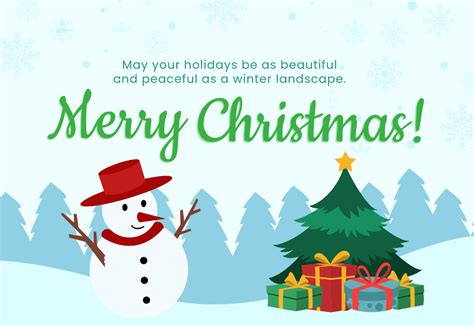 Free Christmas Card Templates And Examples Edit Online And Download